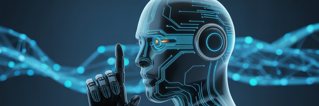 Will AI Replace Cybersecurity Jobs in 2026? The Critical Truth 3 AI robot analyzing cybersecurity data, representing AI in cybersecurity jobs and the question will AI replace cybersecurity roles in 2026