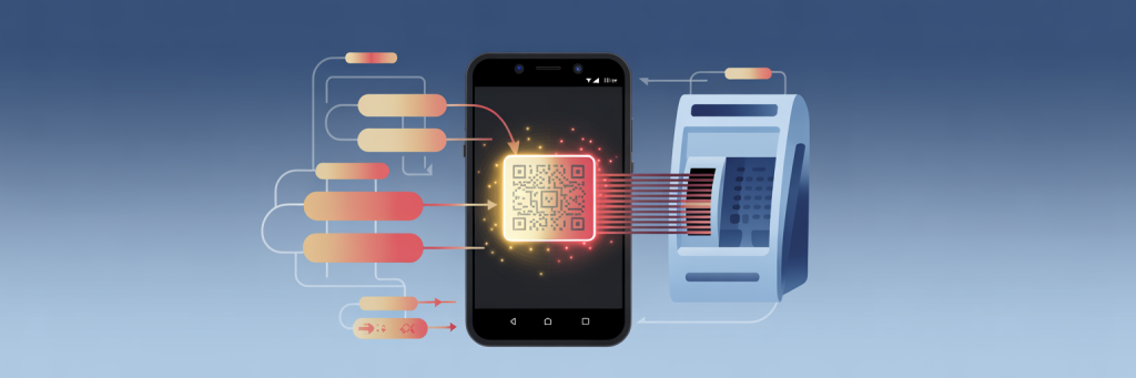 Android Threat: How NGate Malware Targets Your Bank Account 3 Illustration showing how NGate malware attacks Android devices by intercepting NFC tap-to-pay transactions, capturing PIN codes, and enabling real-time ATM withdrawals.
