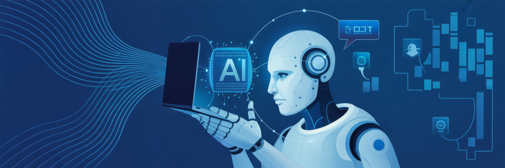 PhishGPT: The Alarming Rise of AI Phishing Attacks 7 Illustration showing an individual recognising and avoiding an AI phishing attempt through awareness and safe online behaviour.