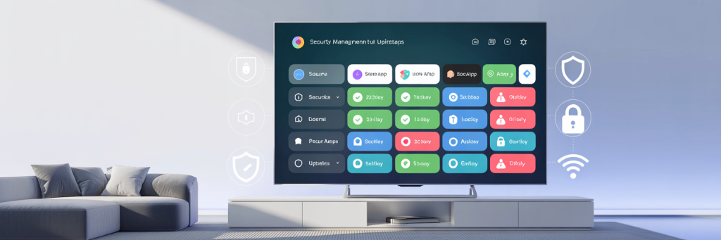 Managing installed apps to improve smart TV security
